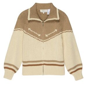 The Great The Ranch Cardigan in Snow Day Fair Isle Sz 2